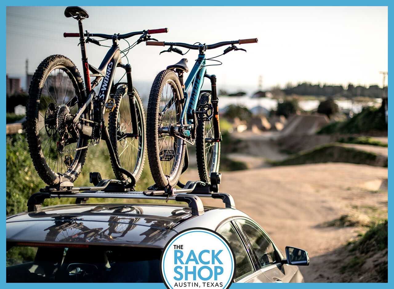 Roof rack carrying bikes