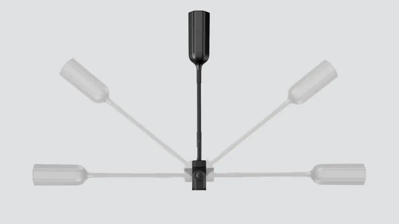 Adjustable folding positions of the weBoost Overland antenna mount